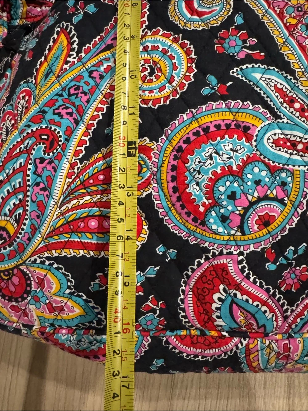 Vera Bradley Grand Traveler Parisian Paisley Quilted Travel Tote Bag